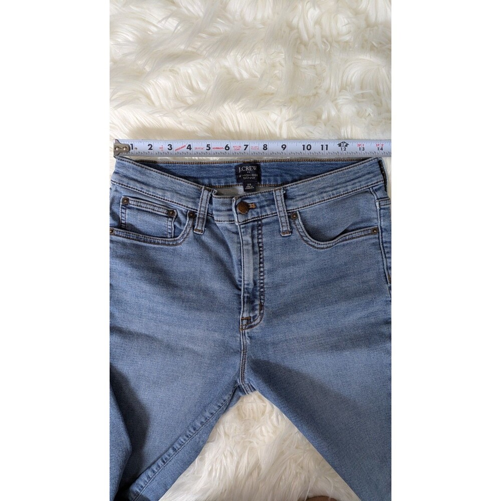 J. Crew 10” High Rise Skinny Women’s Size 29 Stretch Blue Jeans - Picture 6 of 10